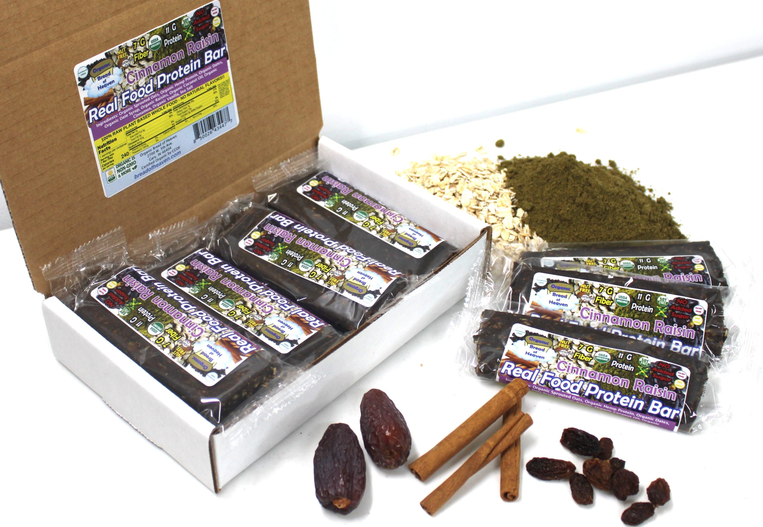 Real Food Protein Bars - Cinnamon Raisin