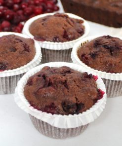 Cranberry Muffins - Date Syrup (Sourdough)