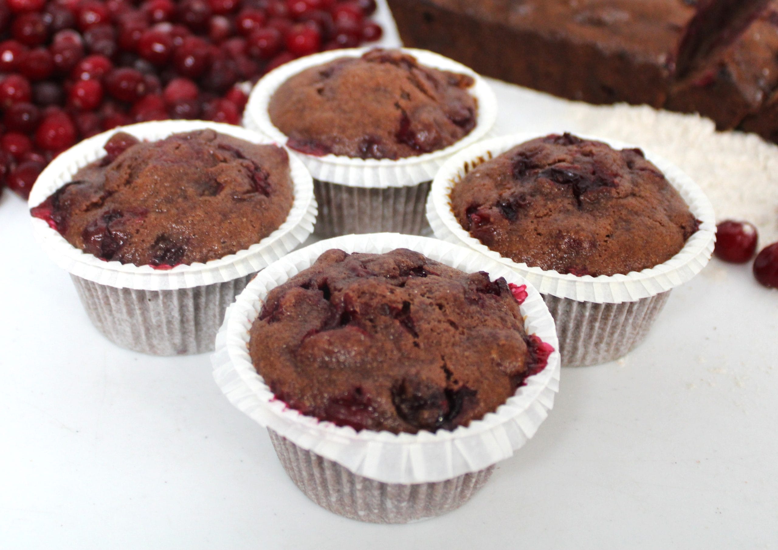Cranberry Muffins - Date Syrup (Sourdough)