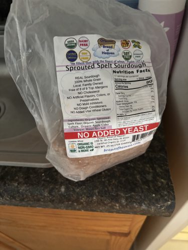 100% Sprouted Spelt Sourdough photo review