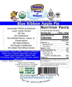 Alternative view of Blue Ribbon Apple Pie - 9 inch in diameter