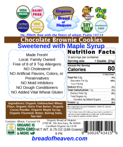 Alternative view of Double Chocolate Brownie Cookies - 9 pk - Maple Syrup