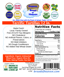 Alternative view of Terrific Tortillas- Burrito - 4 pk