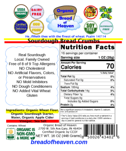 Alternative view of SOURDOUGH Bread Crumbs