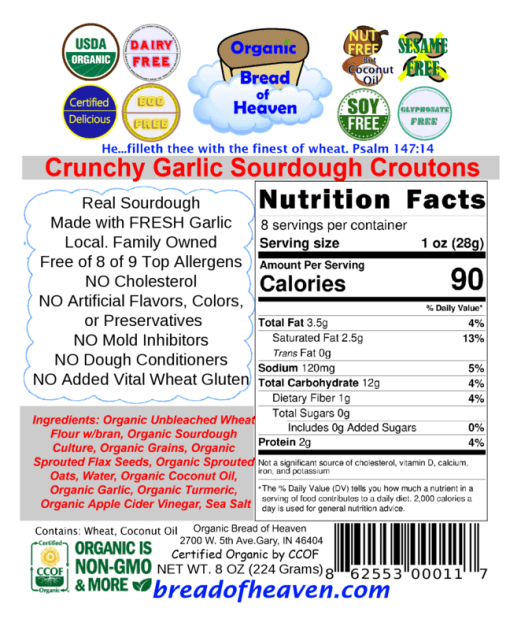 Crunchy Garlic Sourdough Croutons - Image 3