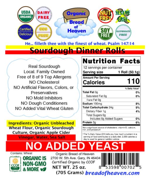 Sourdough Dinner Rolls - 12 pk - Image 2