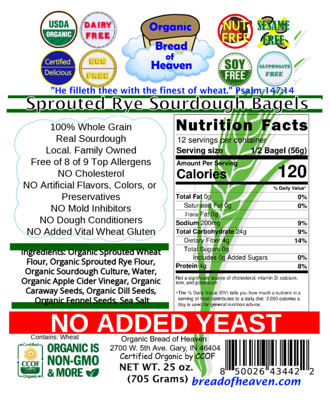 Sprouted Rye Sourdough Bagels - Image 2