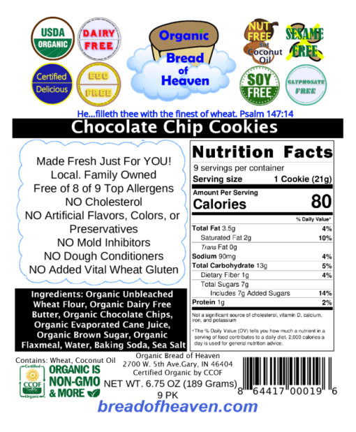 Chocolate Chip Cookies - 9 pk - Image 3