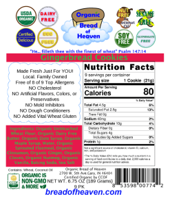 Alternative view of Gingerbread Cookies - 9 pk