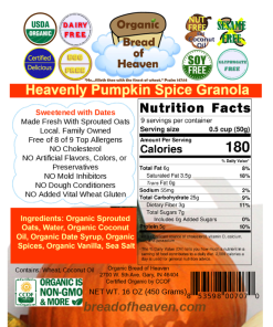 Heavenly Pumpkin Spice Granola