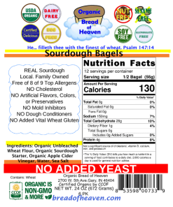 Alternative view of SOURDOUGH Bagels - 6 pk