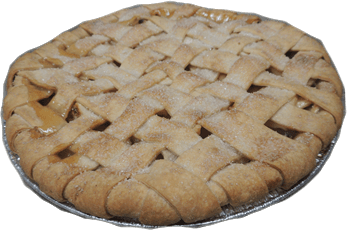 Blue Ribbon Apple Pie - 9 inch in diameter - Maple Syrup