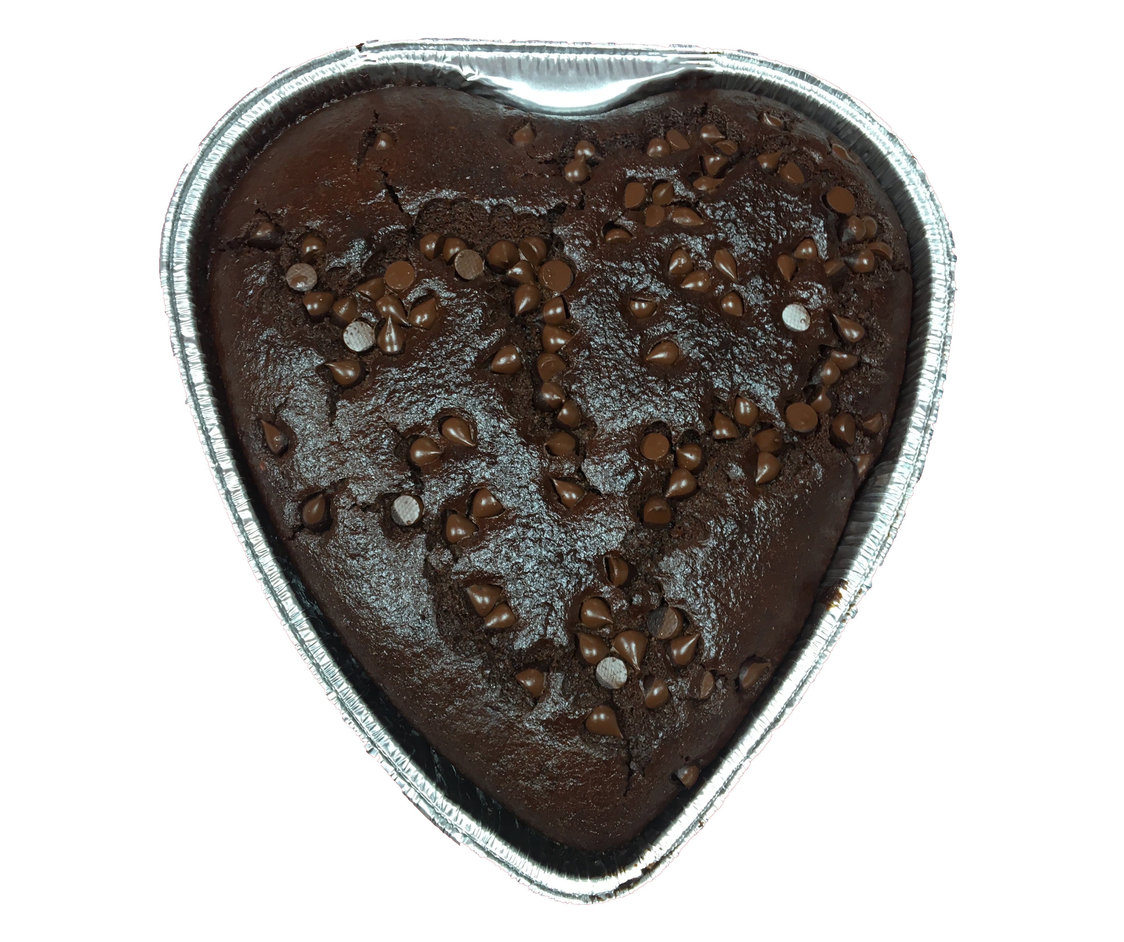 9 Inch Heart Cake - Chocolate - Date Syrup (Sourdough)
