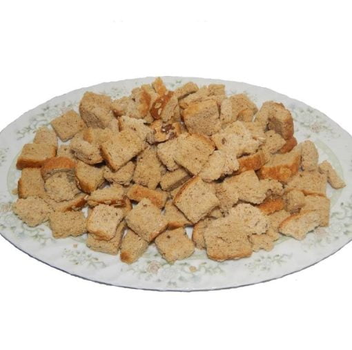 Crunchy Garlic Sourdough Croutons