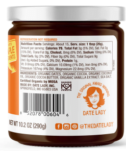 Alternative view of Organic Date Lady Chocolate Spread