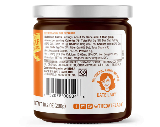 Organic Date Lady Chocolate Spread - Image 2
