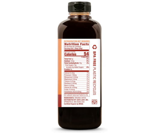 Organic Date Lady Date Syrup - 12 oz. - Image 2