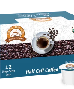 Alex's Low Acid Organic Coffee Half Caff- K Cups