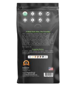 Alternative view of Alex's Low Acid Organic Coffee Rise and Shine Fresh Ground-12 oz.