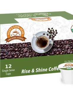Alex's Low Acid Organic Coffee Rise & Shine- K Cups