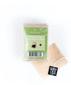 Natural Paper Drawstring Tea Bags (100 Pieces)