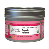 Organic Loose Leaf Tea Tin - Hibiscus Herbal Tea