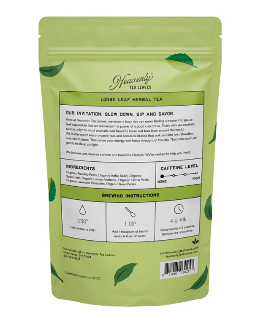 Heavenly Tea Leaves Organic Bulk Loose Leaf Herbal - Herbal Cleanse- 16 oz. - Image 2